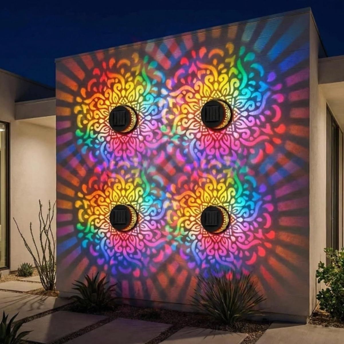 Turn your garden into a 7-color light show — every night.